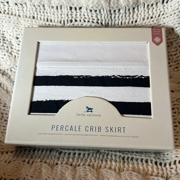 Little Unicorn Other Little Unicorn Percale Crib Skirt 0 Cotton